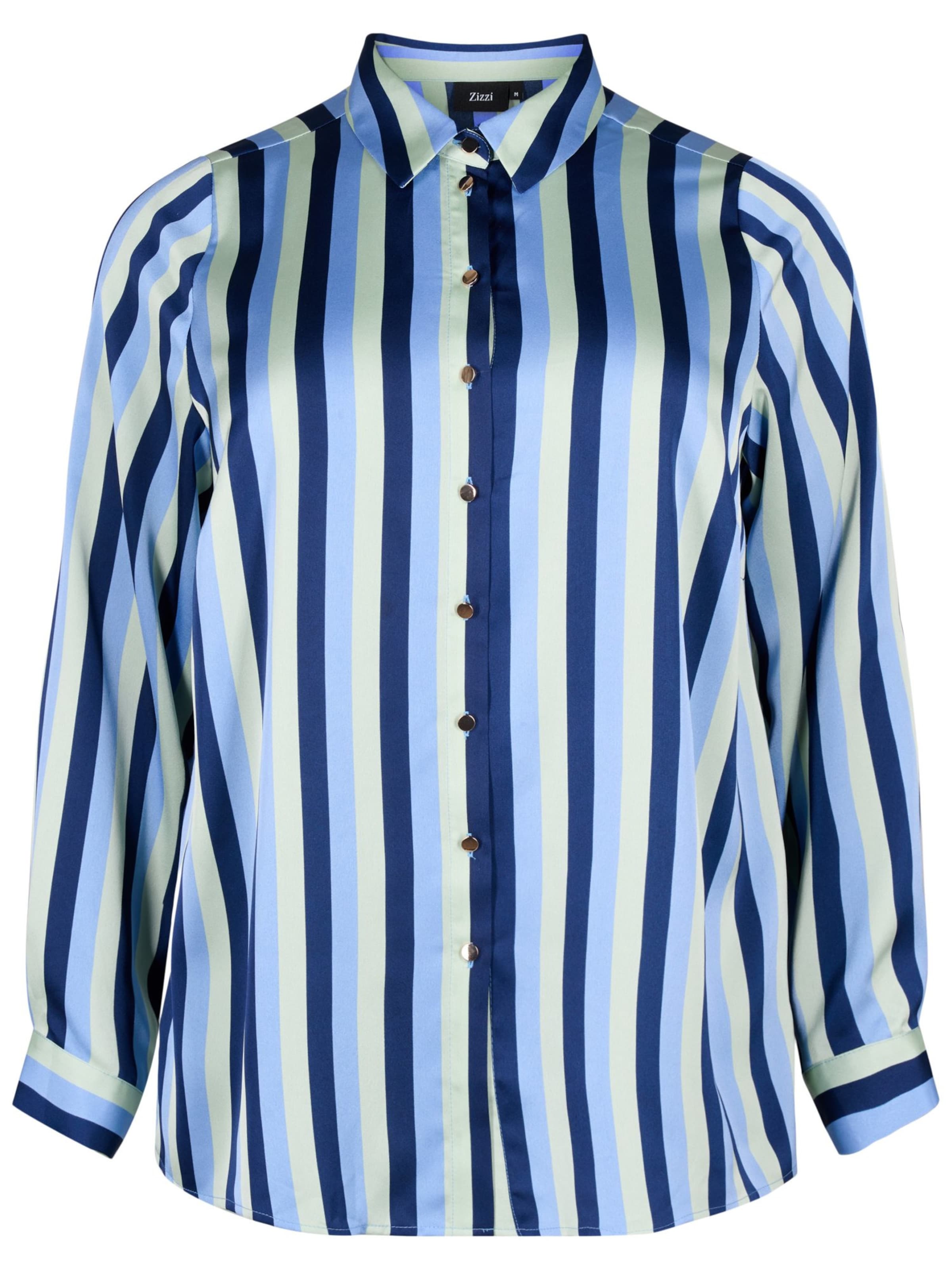 Zizzi Bluse i blå: forside