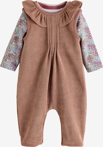 regular Pantaloni con pettorina di Next in beige: frontale