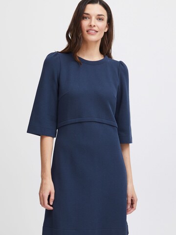 Fransa Dress ' Eija ' in Blue: front