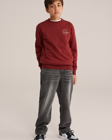 WE Fashion Sweatshirt in Red