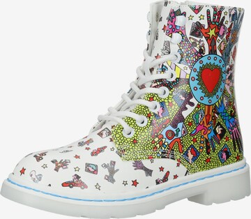 Dockers by Gerli Lace-Up Ankle Boots '45TS201 X Art Limited Edition' in Mixed colors: front