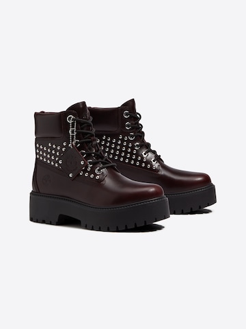 Bottines à lacets TIMBERLAND en violet