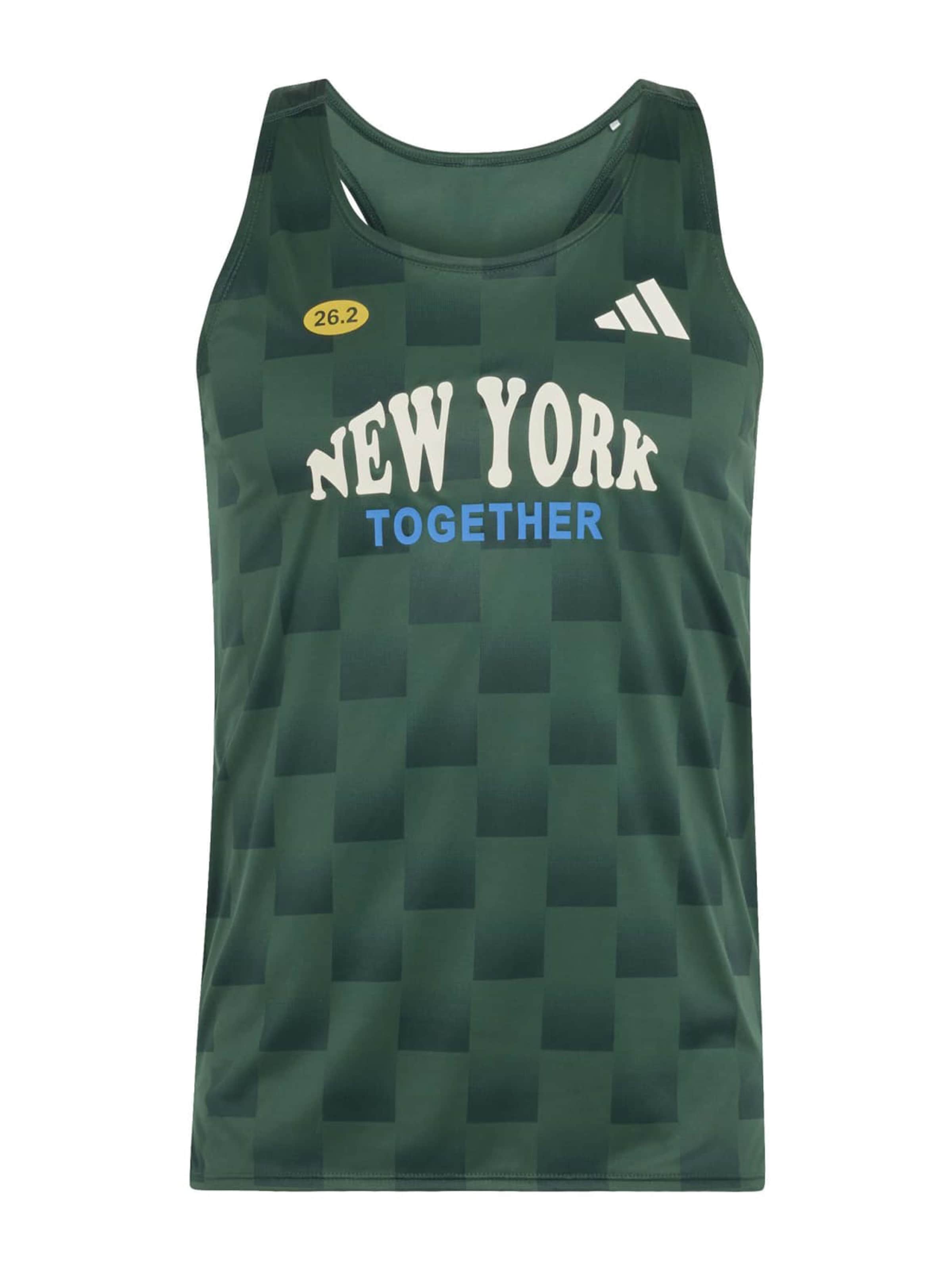 Tricou funcțional 'ADIZERO' de la ADIDAS PERFORMANCE pe verde: față