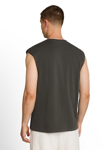 TOM TAILOR DENIM Top in Schwarz