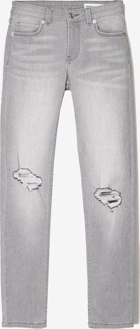 Bershka Skinny Farkut värissä harmaa: etupuoli