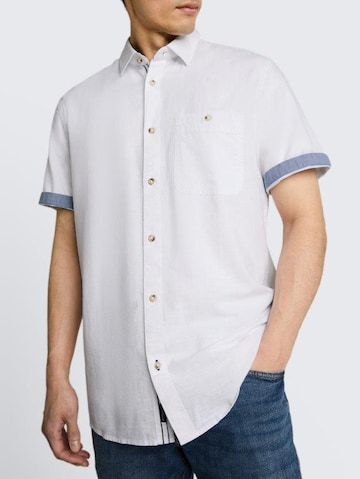 TOM TAILOR Regular fit Button Up Shirt in White
