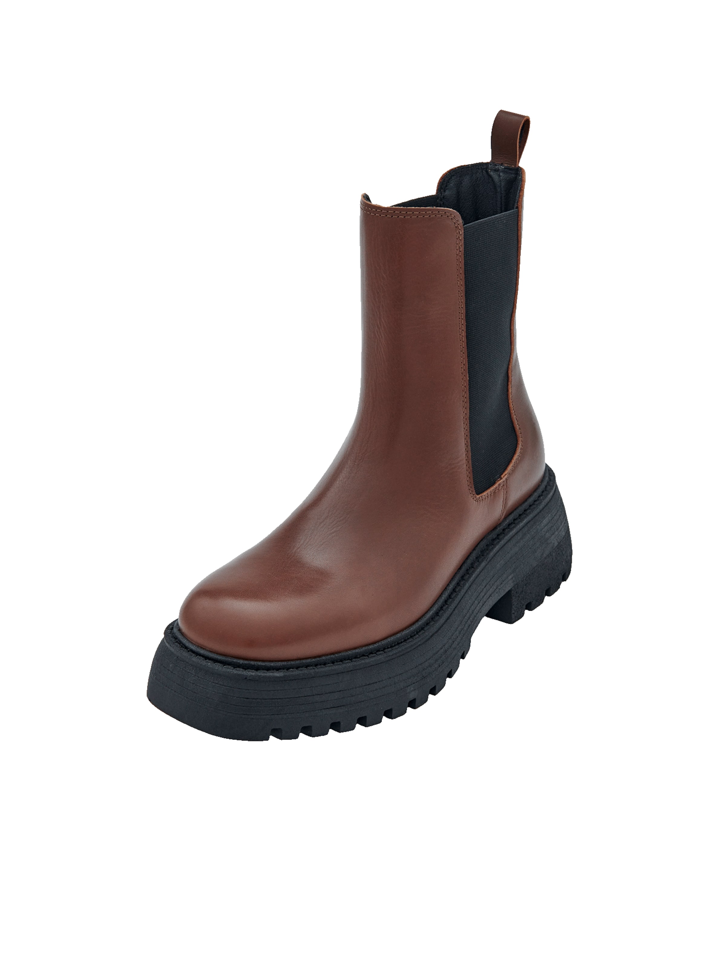 Stivaletto 'Unnea' di EDITED in marrone: frontale