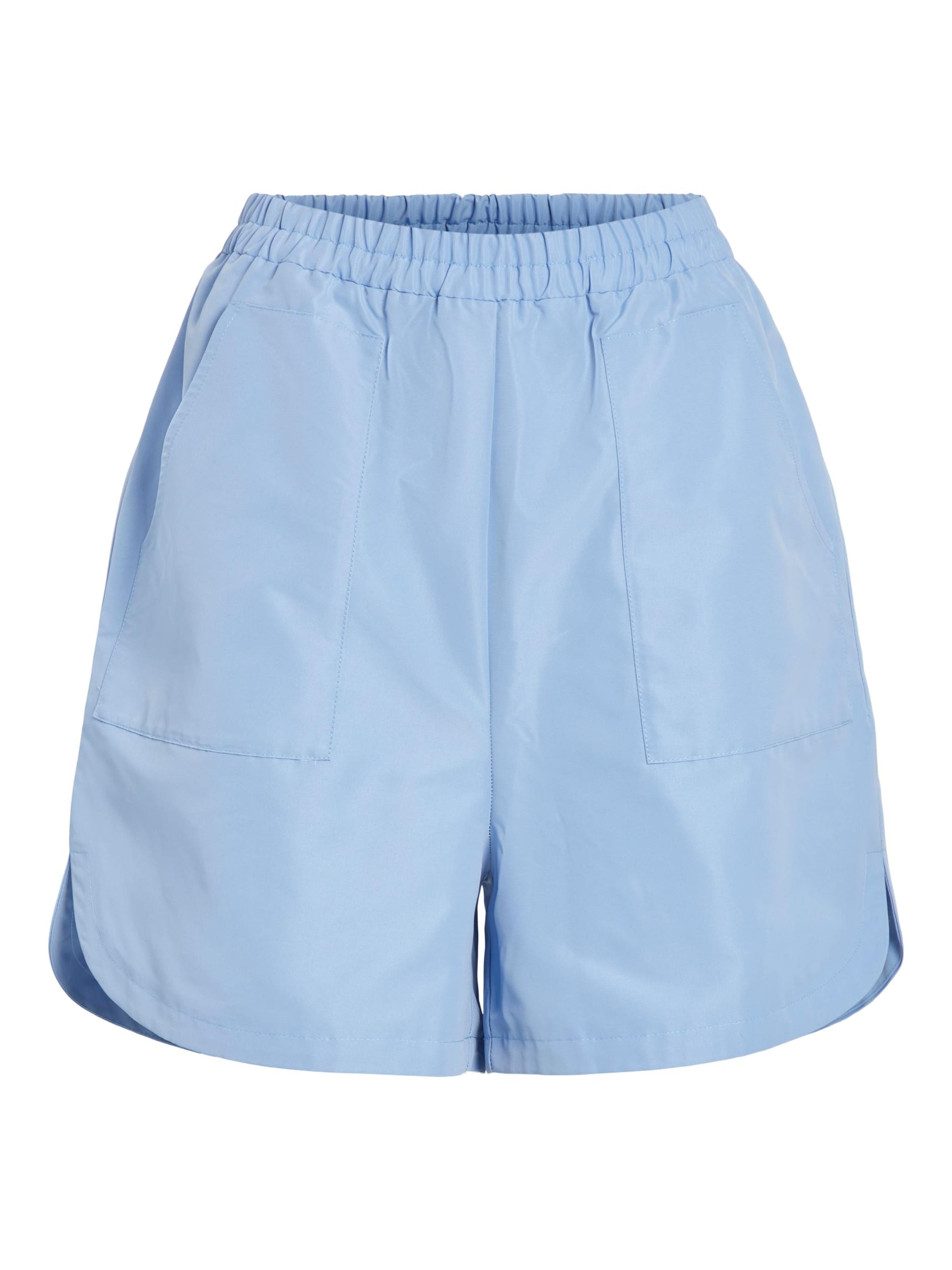 mėlyna VILA Standartinis Kelnės 'LIRO': priekis