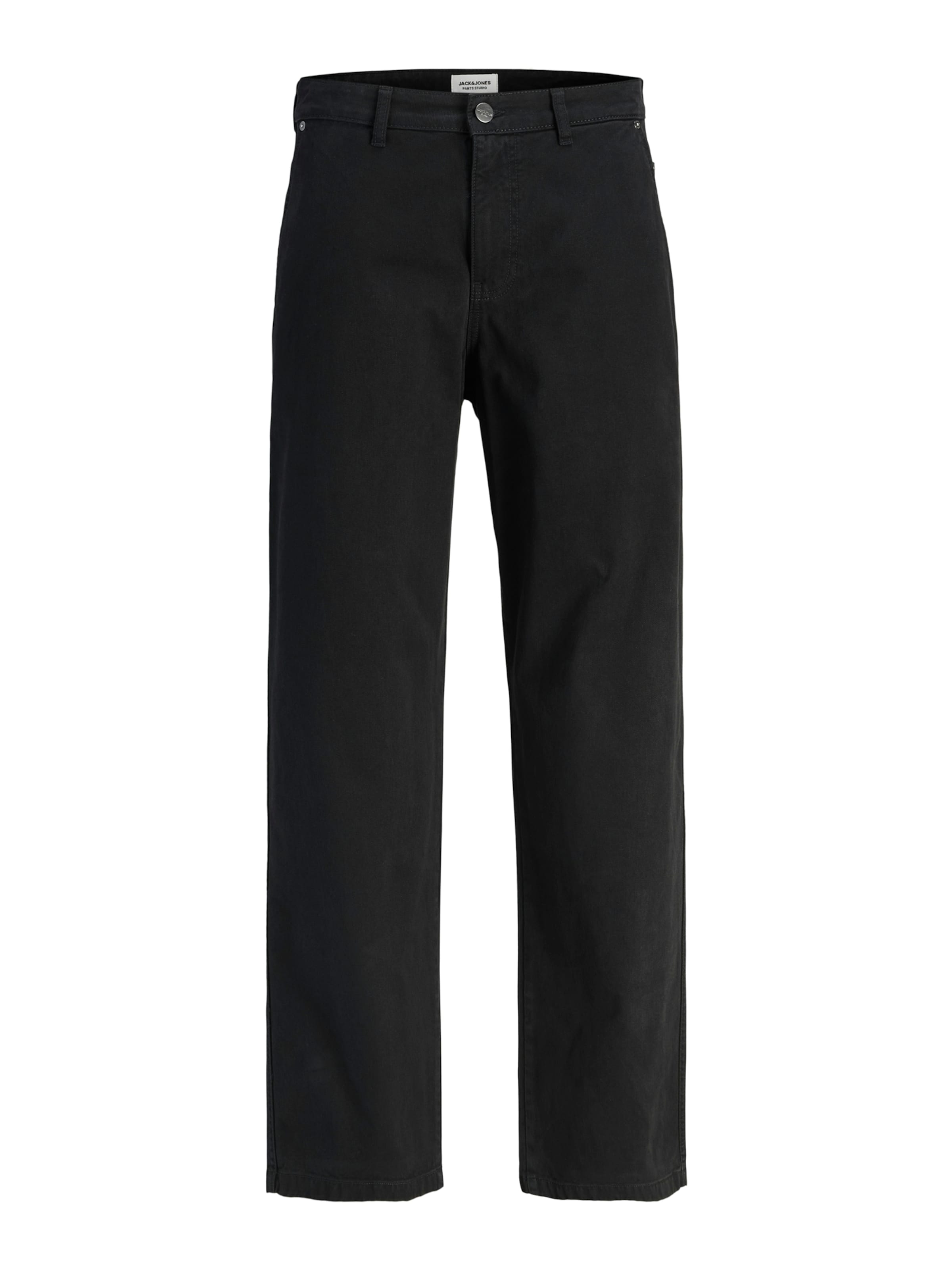 JACK & JONES Baggy Pants 'JPStalex Norrebro' in Black: front