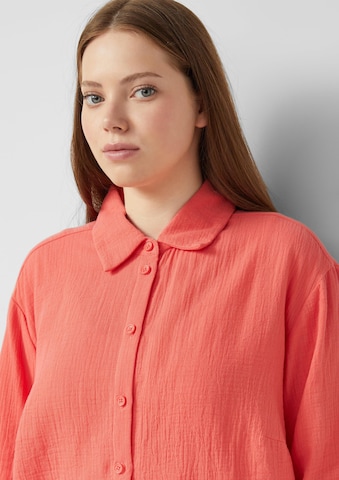 Chemisier QS en orange