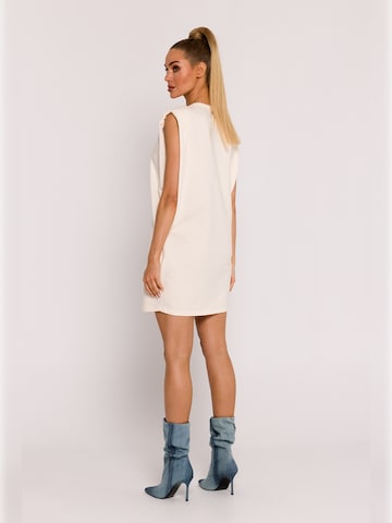 made of emotion - Vestido en beige