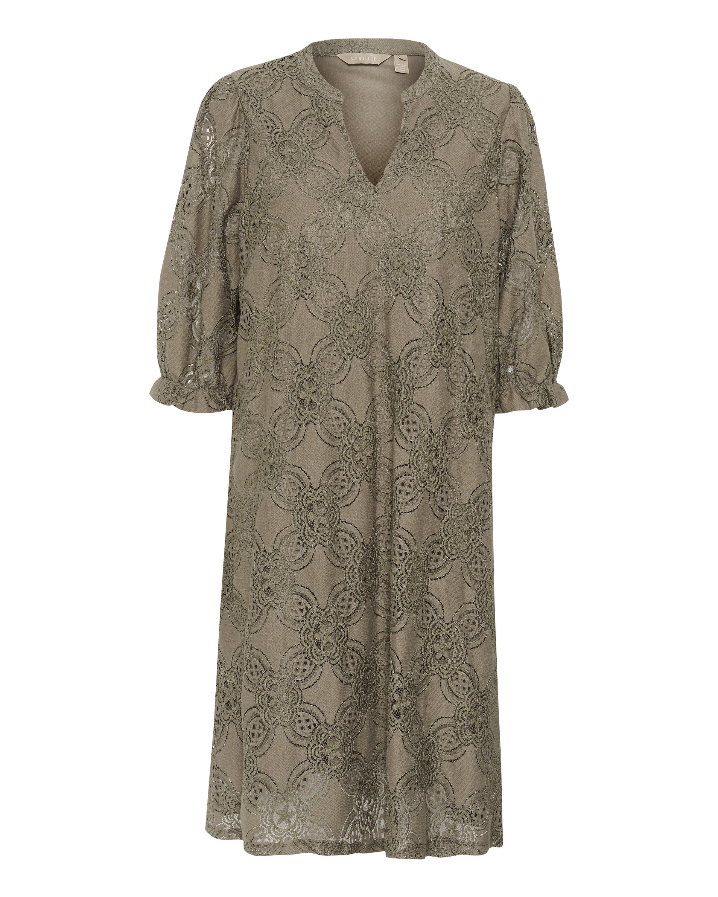 Robe 'Olu' CULTURE en vert : devant