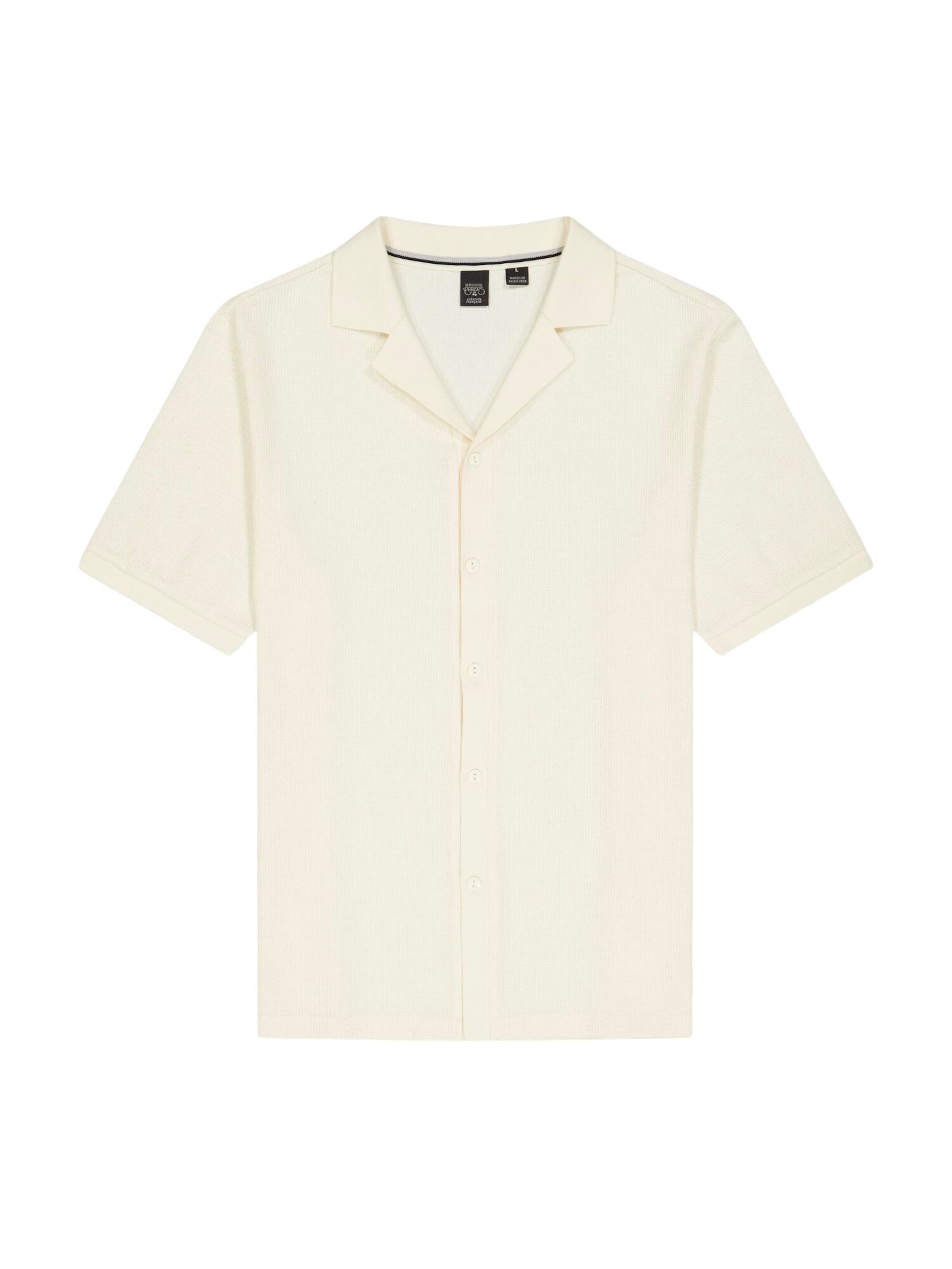 Coupe regular Chemise 'Vilon' Le Temps Des Cerises en beige : devant