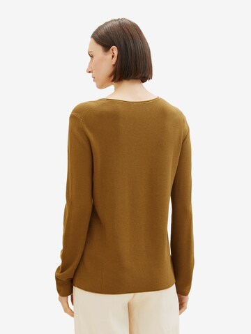 TOM TAILOR Sweater in Green