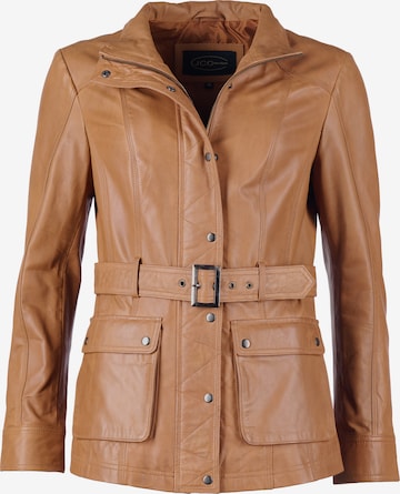 JCC Lederjacke in Braun: Vorderseite