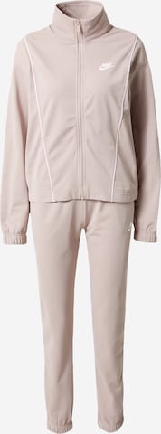 Nike Sportswear Sweat suit 'Essential' in Grey: front