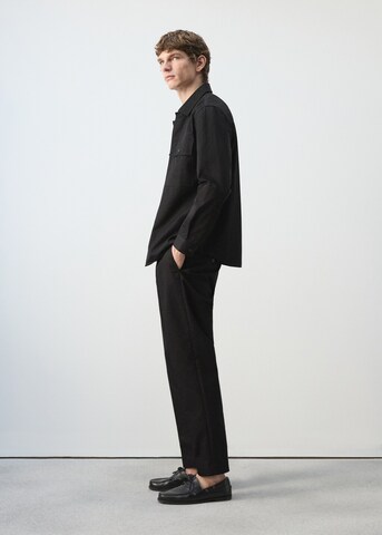 MANGO MAN Regular Pants 'Roberto2' in Black