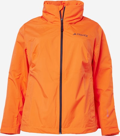 ADIDAS TERREX Sportjacke 'Multi Rain.Rdy 2-Layer Rain ' in orange / schwarz, Produktansicht