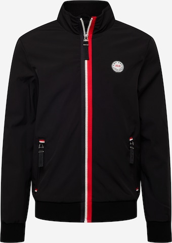 CAMP DAVID Between-season jacket in Black: front