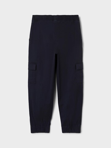 NAME IT - Tapered Calças 'Ben' em azul