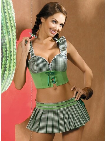 Obsessive Negligée 'Mexicana Set' in Grün