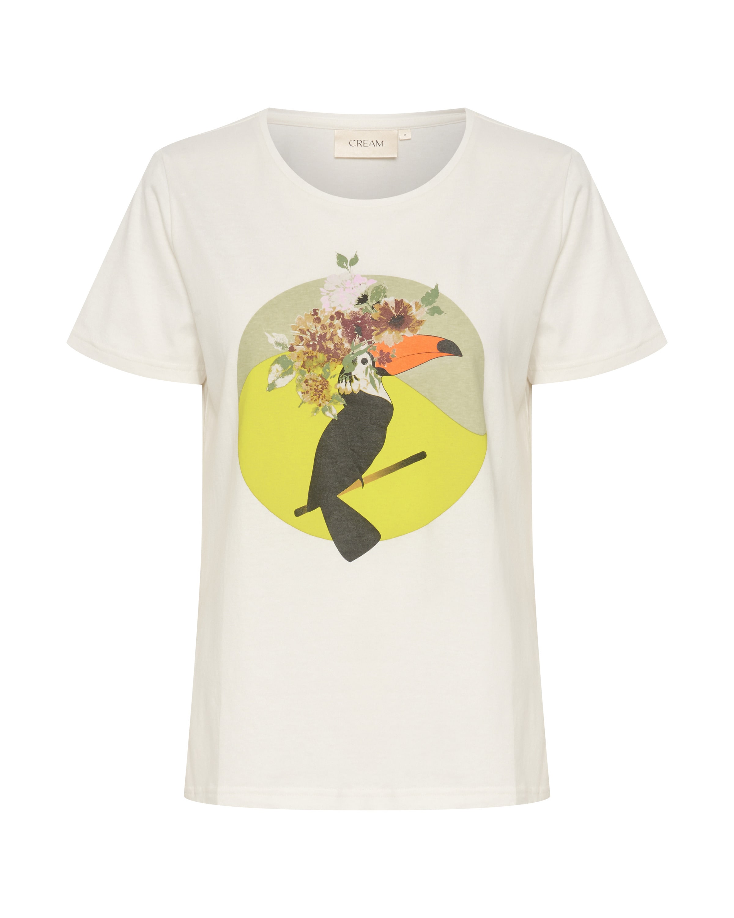 balta Cream Marškinėliai 'Kianna': priekis