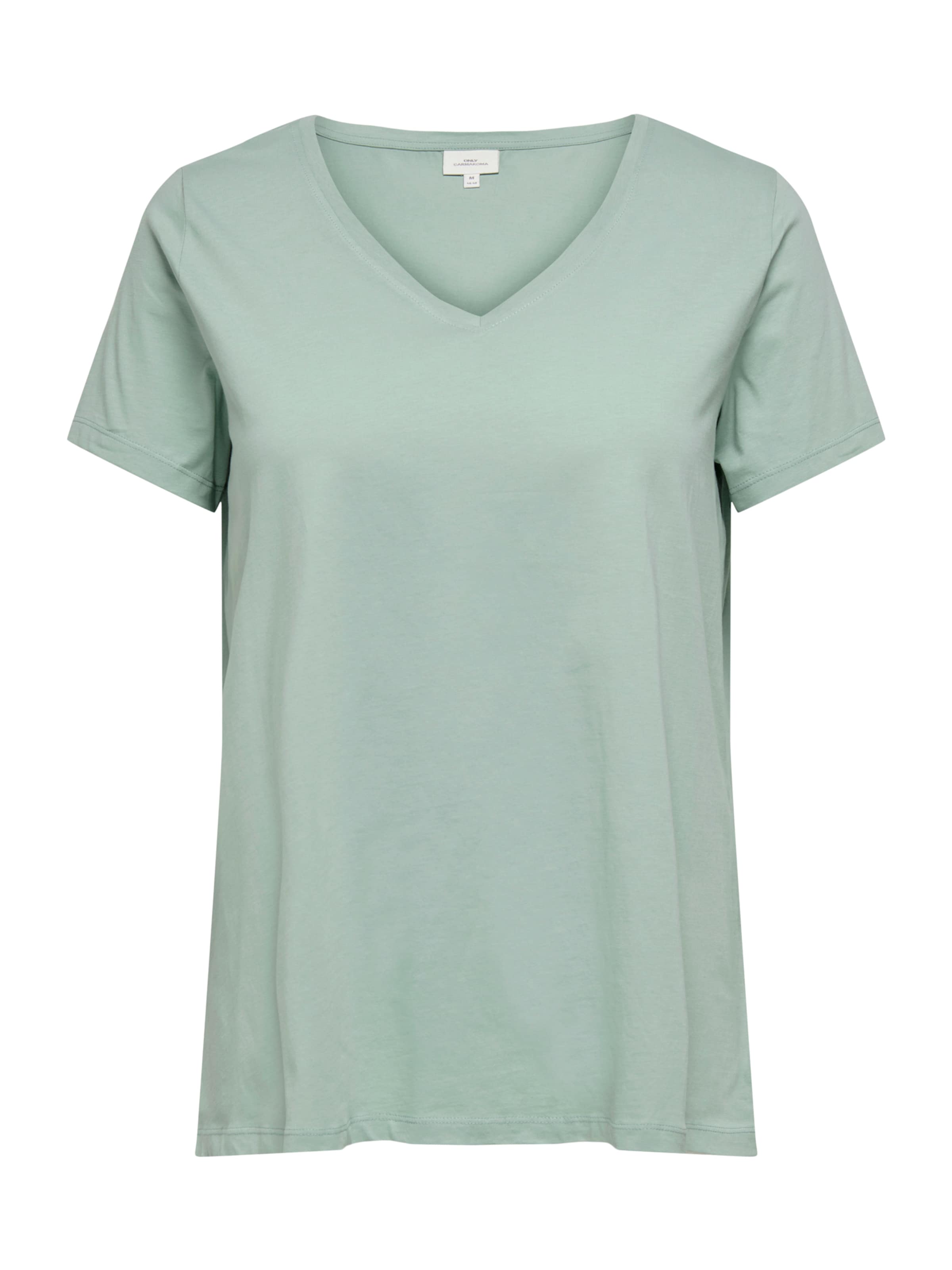 ONLY Carmakoma T-shirt 'CARBONNIE' i grön: framsida