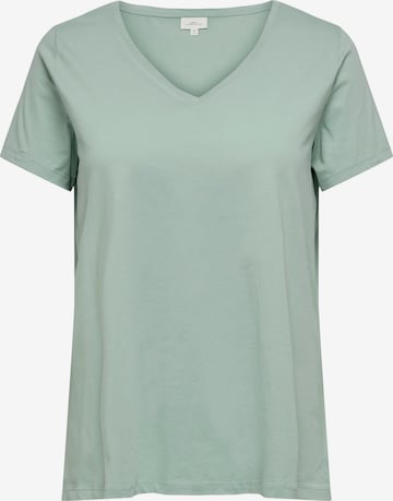 ONLY Carmakoma T-shirt 'CARBONNIE' i grön: framsida