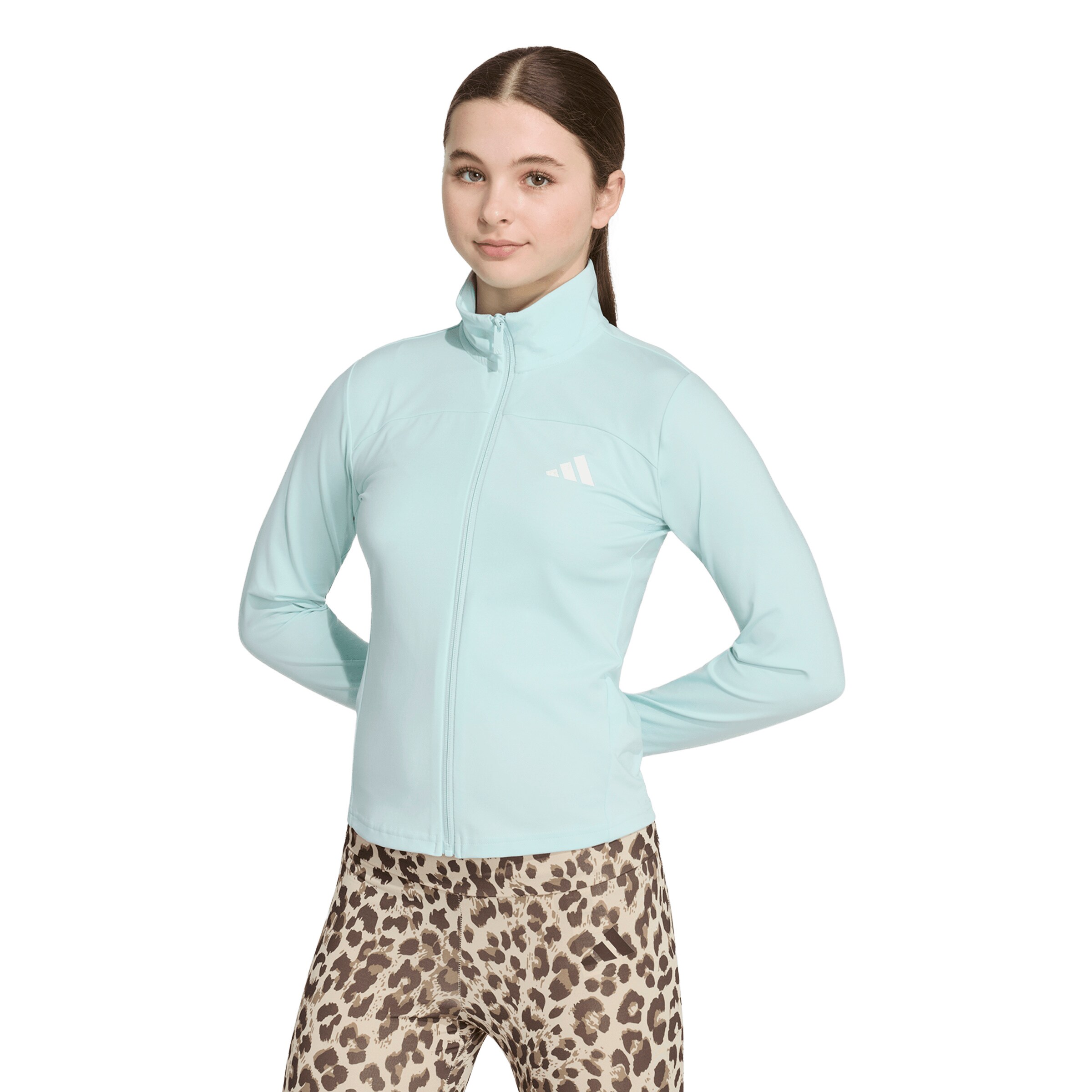 ADIDAS SPORTSWEAR Sport szabadidős dzsekik 'Essentials' - zöld: elől