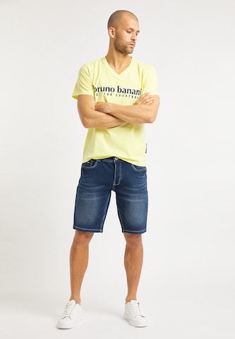 BRUNO BANANI T-Shirt 'Taylor' in Gelb