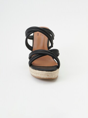 KOROSHI - Zapatos abiertos en negro