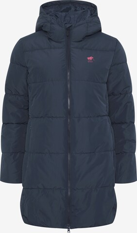 Polo Sylt Winter Coat in Blue: front