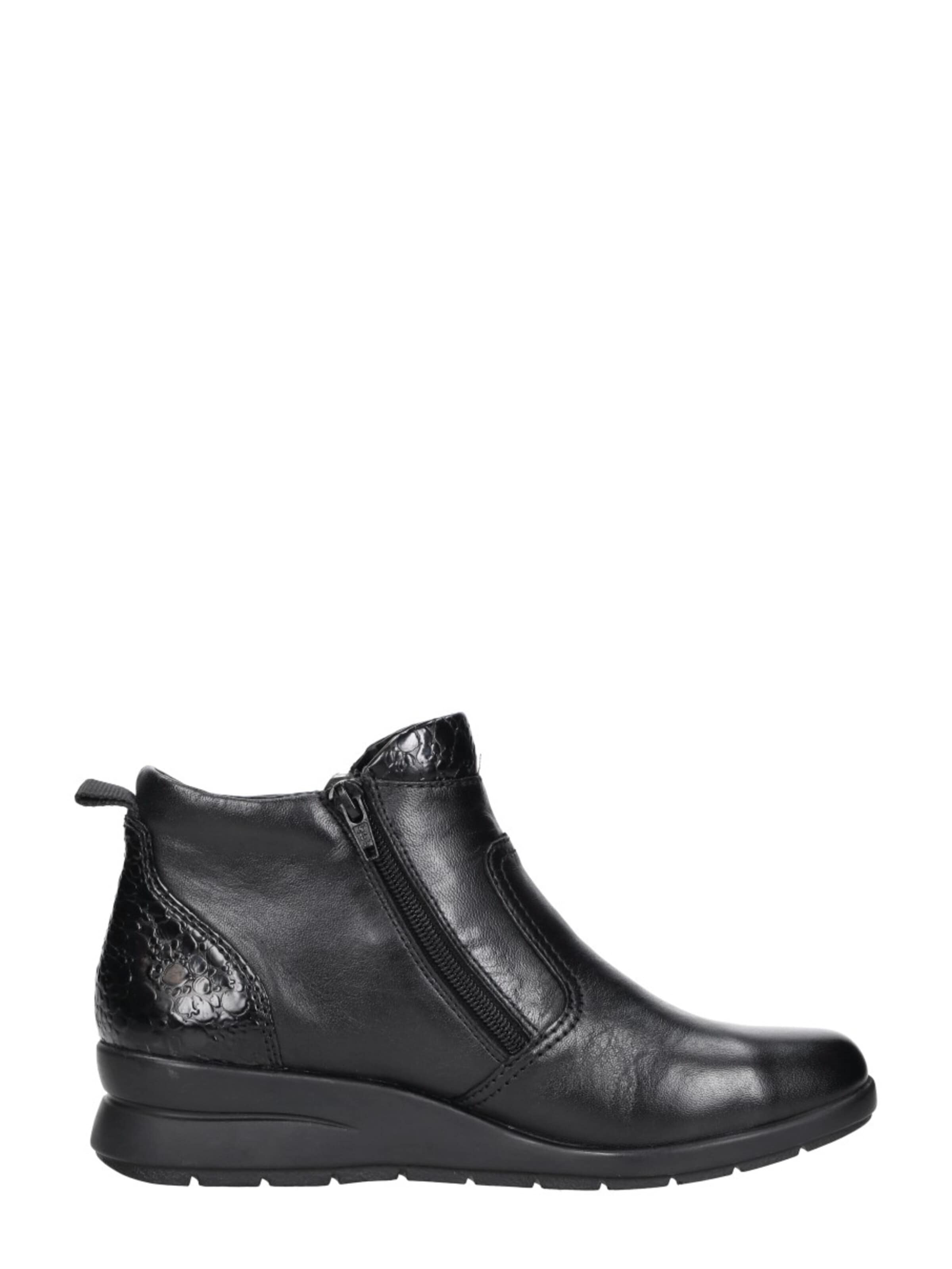 Rieker Boots 'Enkellaarsjes Plat' in Black