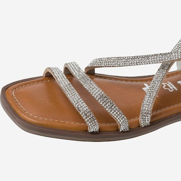 TAMARIS Strap sandal in Silver