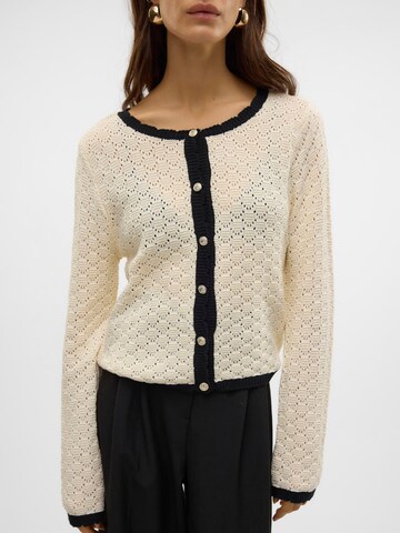 VERO MODA Knit Cardigan 'VMJACKIE' in Beige