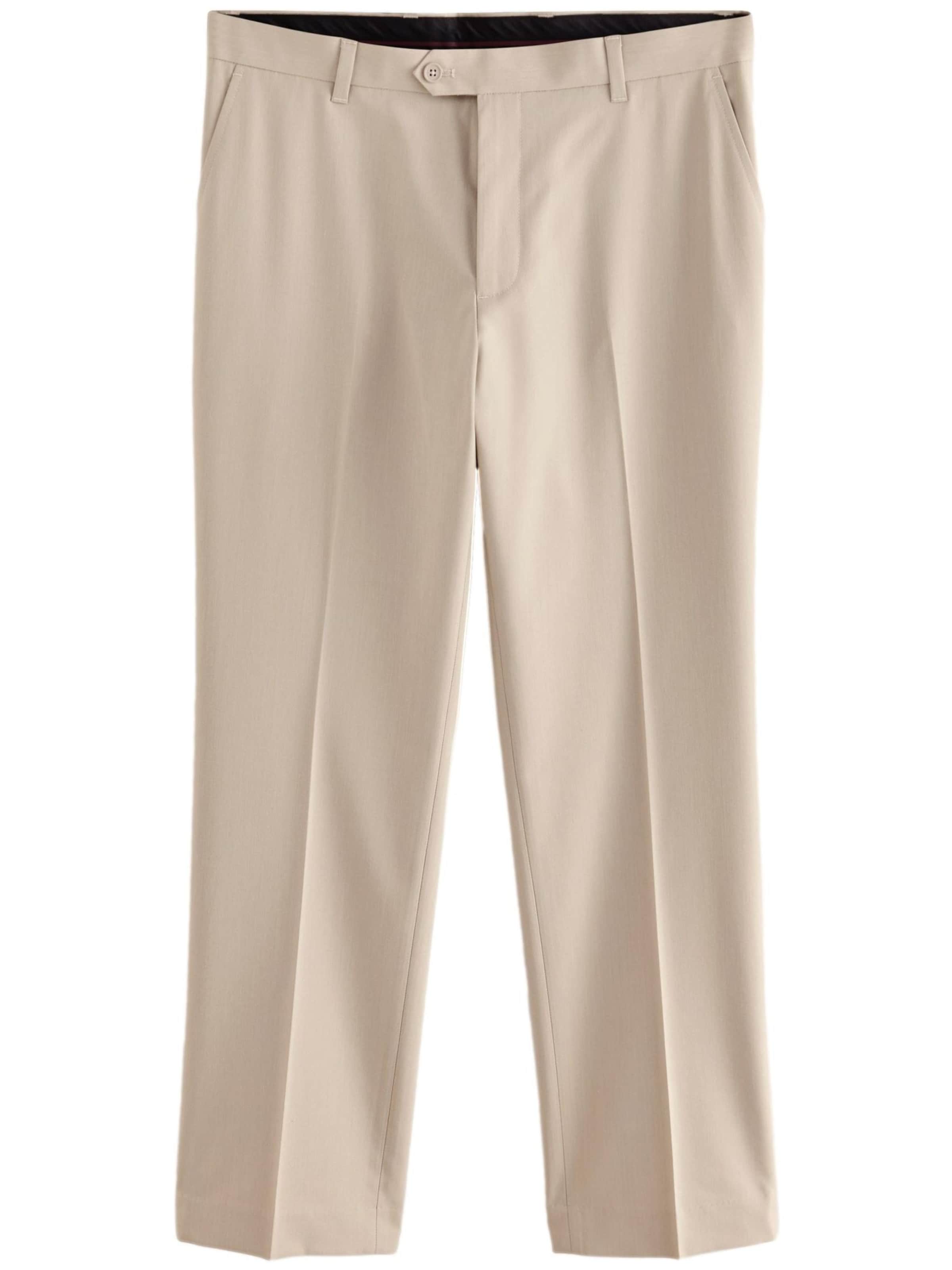 Next Štandardný strih Nohavice s pukmi - Béžová: predná strana