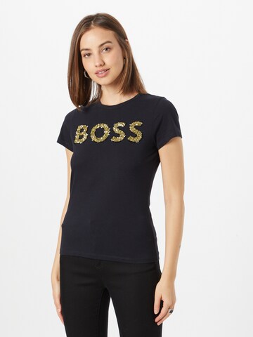 BOSS Black Shirt 'Eventsa' in Black: front