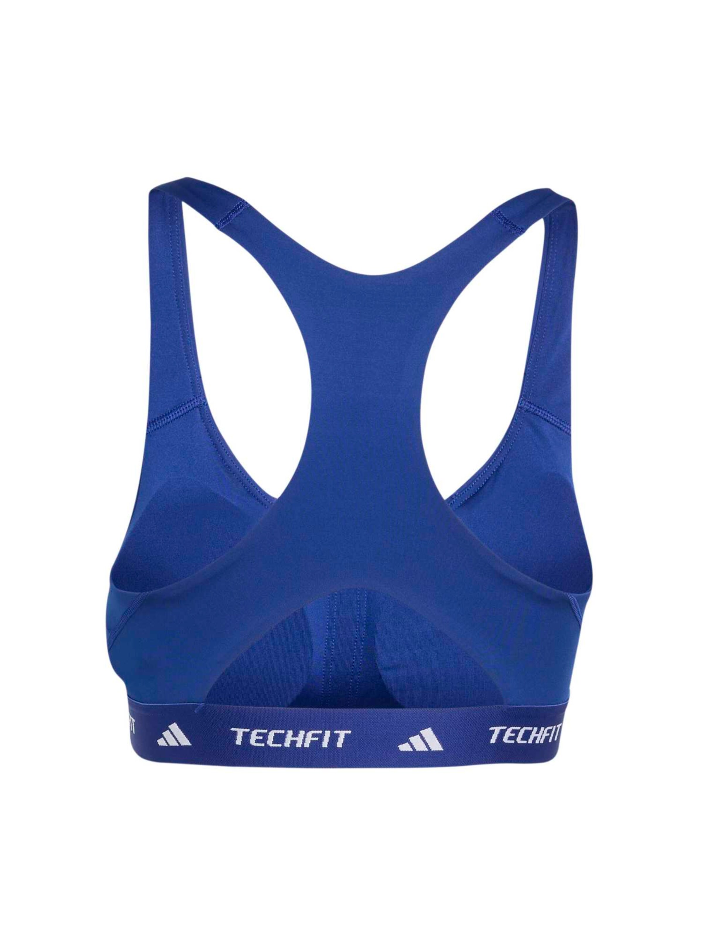 ADIDAS PERFORMANCE Bustier Sport-BH in Blau