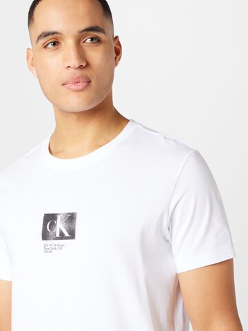 Tricou de la Calvin Klein Jeans pe alb