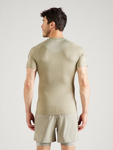 T-Shirt fonctionnel 'Techfit 3-Stripes ' ADIDAS PERFORMANCE en beige