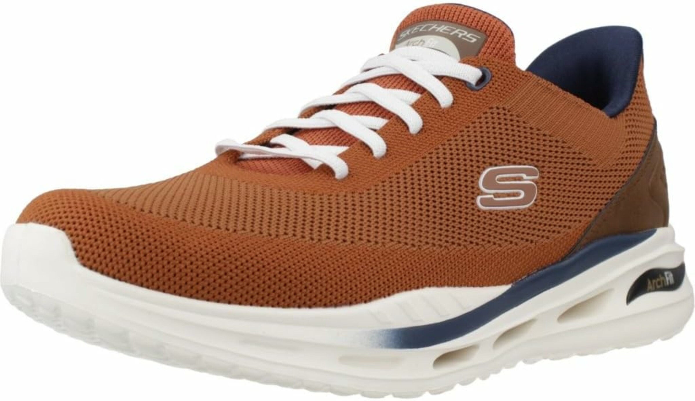 SKECHERS Sportschoen in Bruin: voorkant