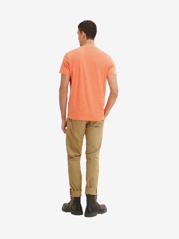 TOM TAILOR T-Shirt in Orange