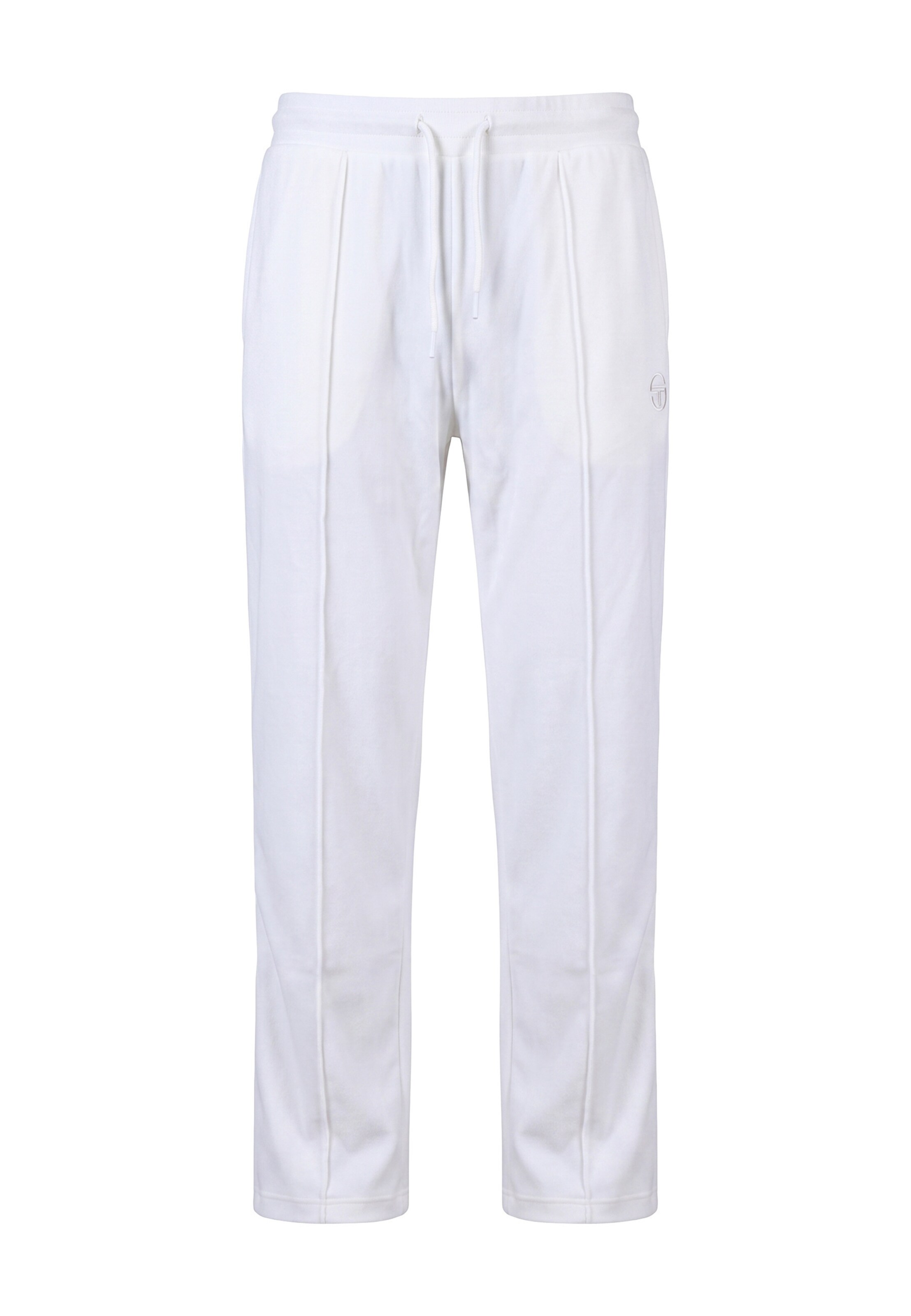 Sergio Tacchini Loosefit Sporthose in Weiß: Vorderseite