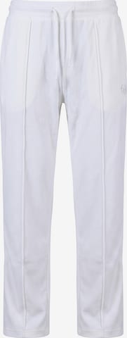 Sergio Tacchini Loosefit Sporthose in Weiß: Vorderseite