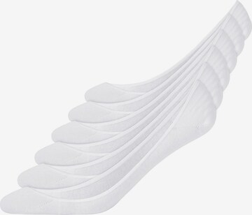 SNOCKS Ankle Socks in White: front