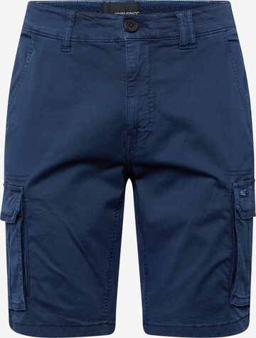 Pantalon cargo BLEND en bleu : devant