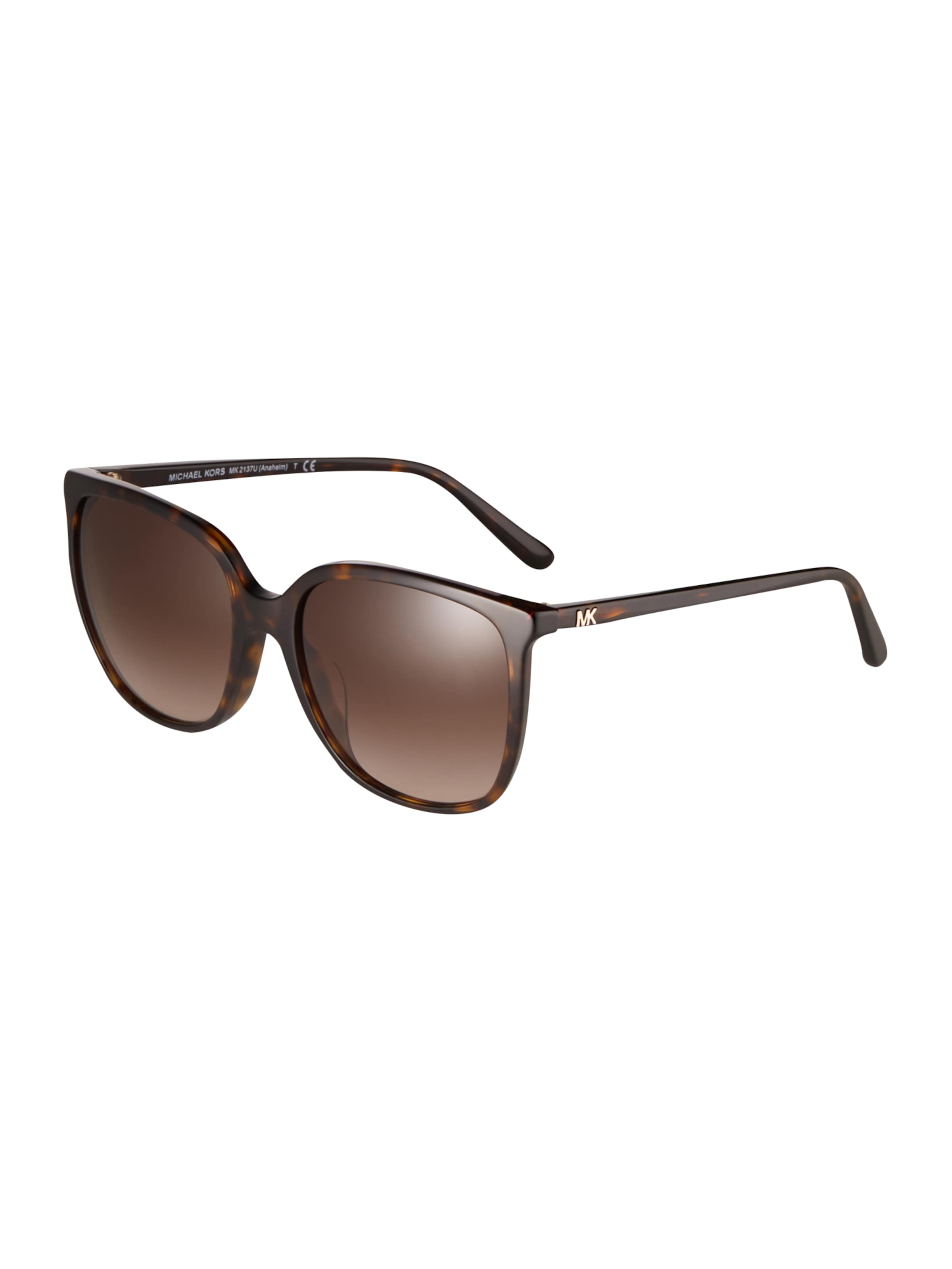 MICHAEL Michael Kors Sunglasses in Brown: front