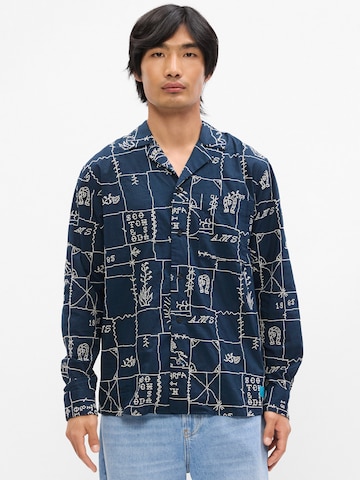 SCOTCH & SODA Comfort fit Ing - kék: elől