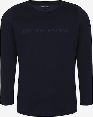 Bruuns Bazaar Kids - Camiseta en azul: frente