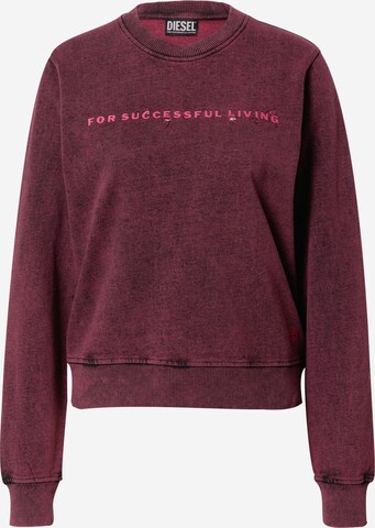 DIESEL Sweatshirt 'REGGY' i röd: framsida